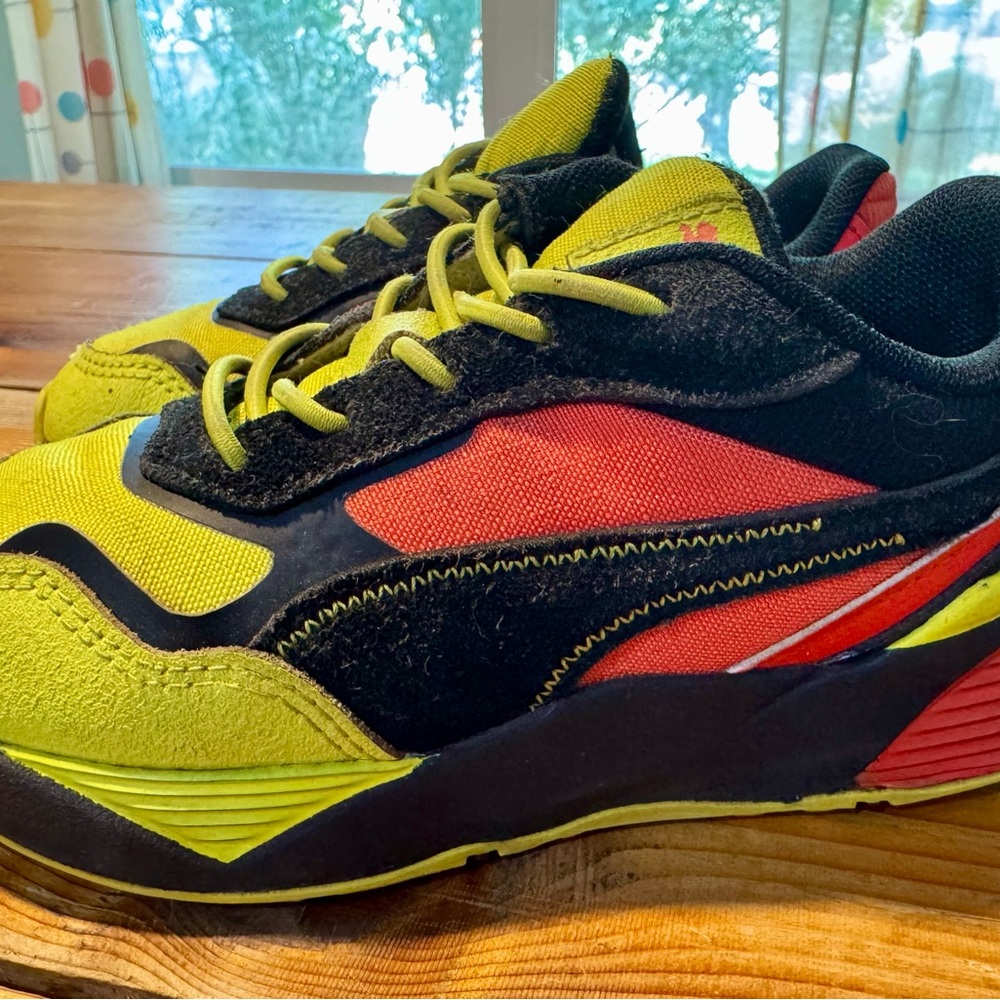 Puma Kids Sneakers - Vibrant Yellow and Red